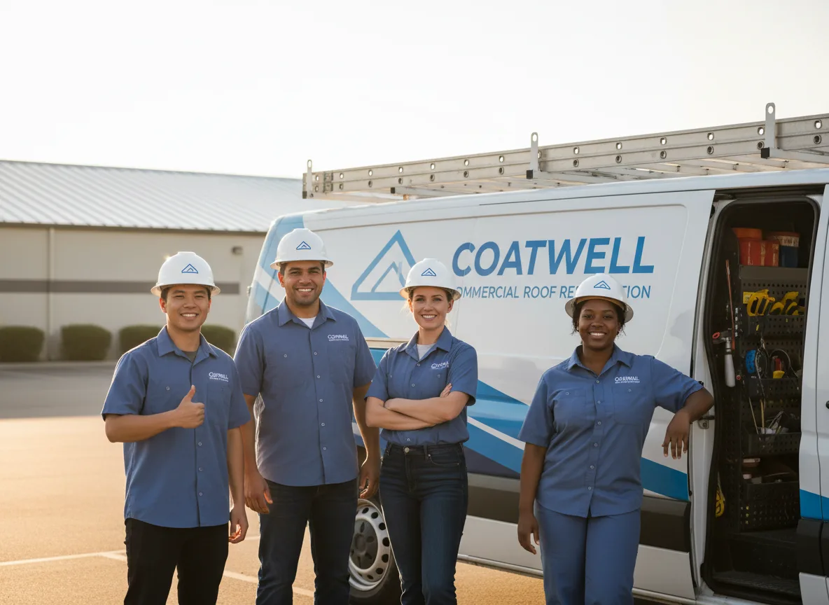 Commercial roof coating company in Frederick, IL